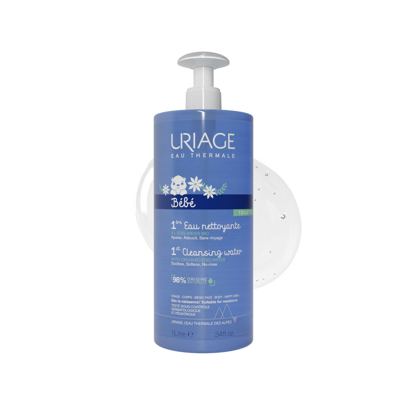 Uriage Premiere Acqua Detergente 1 Litro-3