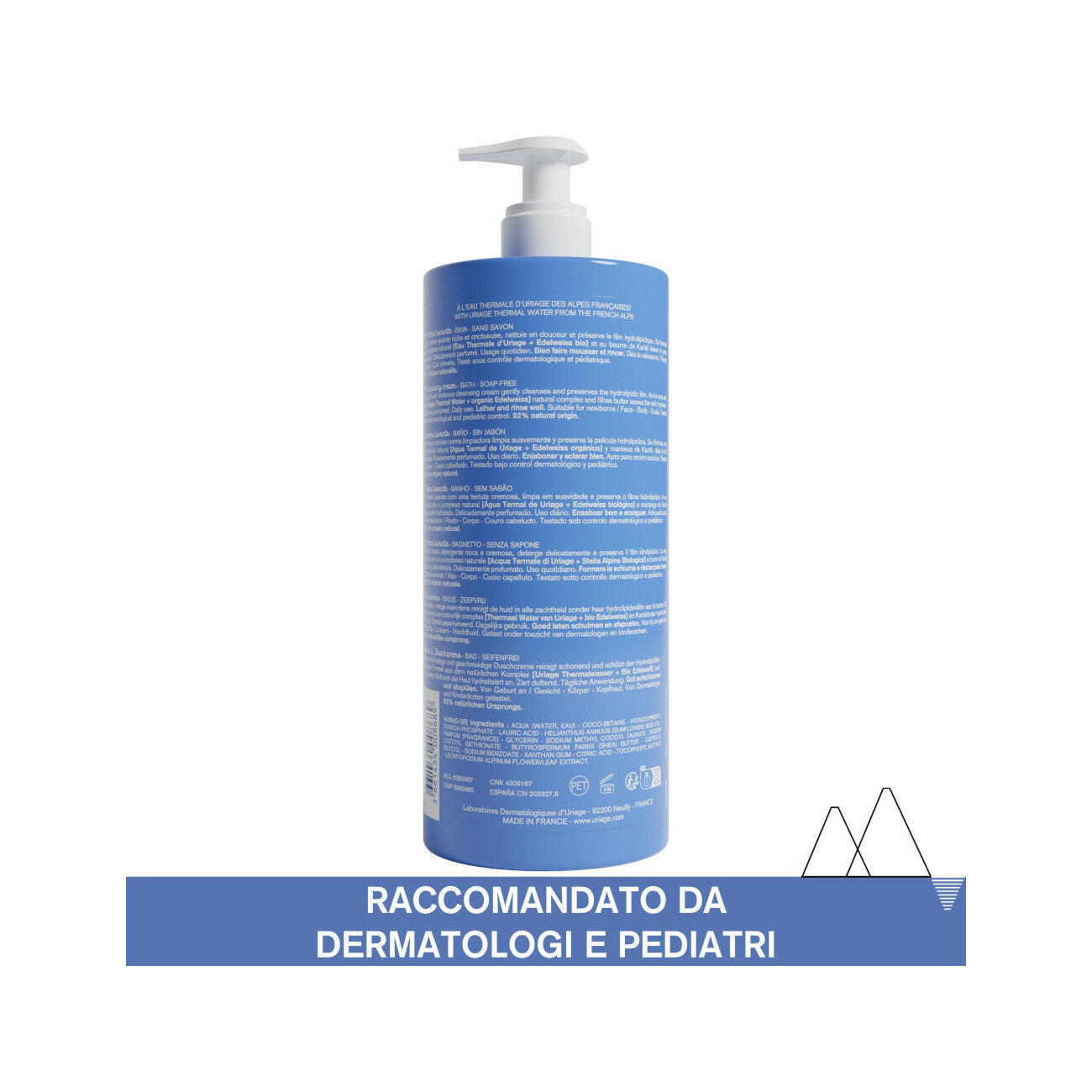 Uriage Bebe Crema Lavante 1 Litro-6