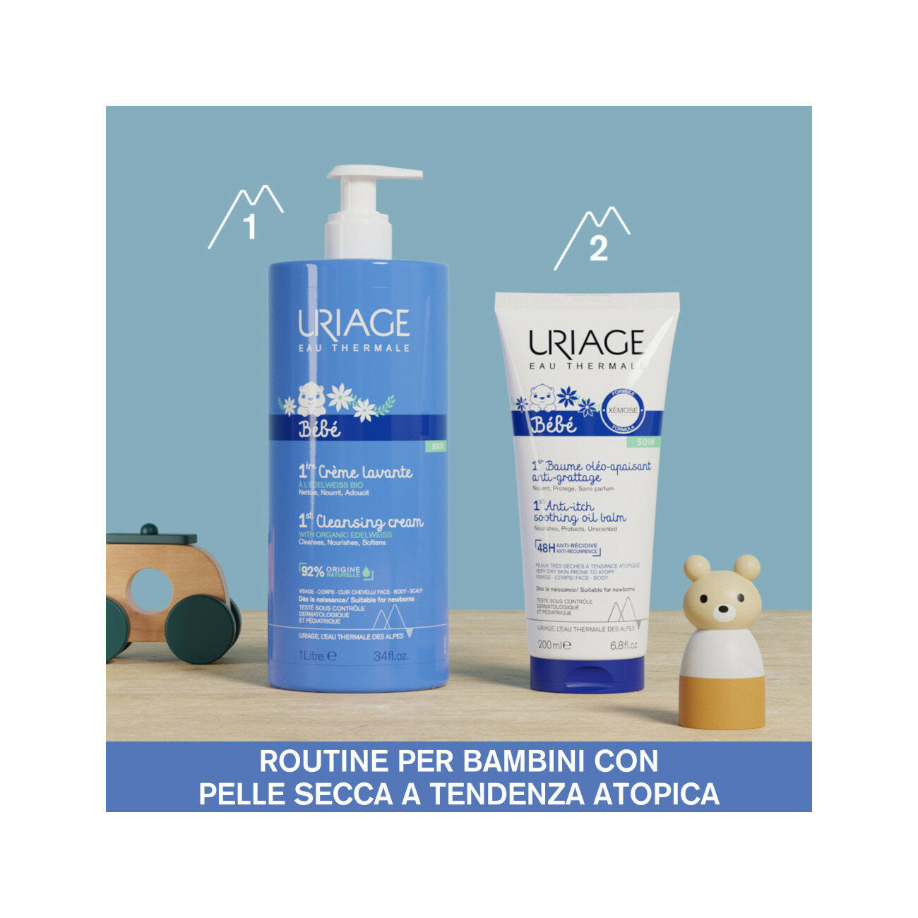 Uriage Bebe Crema Lavante 1 Litro-11