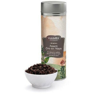 Neavita Tè Nero Assam Oro dei Maya 90g silver tin-2
