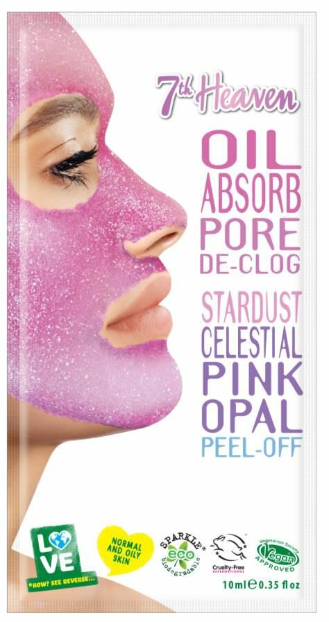 7th Heaven Maschera Viso Peel- Off Opacizzante Pink Opal-2