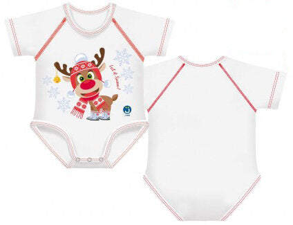 J Bimbi Body Bio Invernale Cotone Warm Renna 0-36 Mesi-2