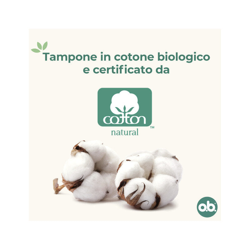 O.b. Assorbenti Interni Organic Super 100% Cottone Biologico 16 Tamponi color White-12