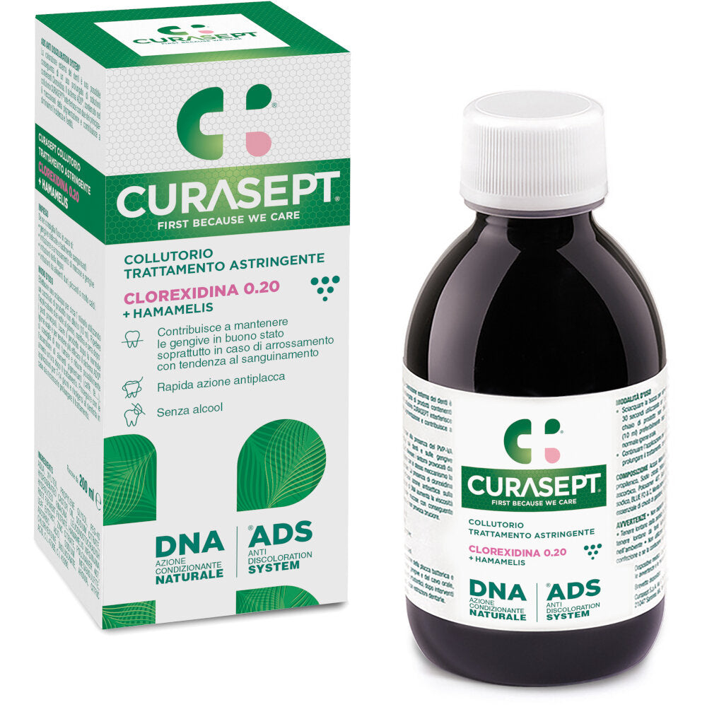 Curasept Collutorio ADS + DNA trattamento astringente 200ml-2