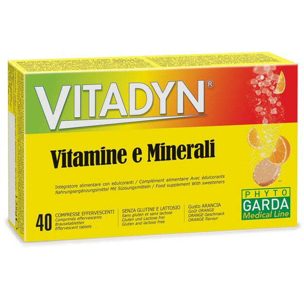 Vitadyn Vitamine e Minerali integratore alimentare 40 compresse effervescenti-2