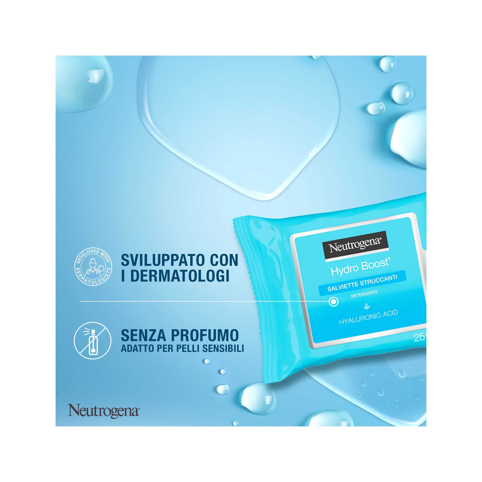 Neutrogena Hydra Boost Salviettine Struccanti 25 Pezzi-8