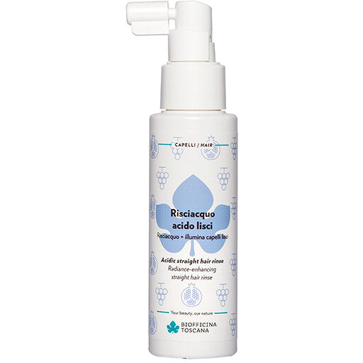 Biofficina Toscana Risciacquo Acido Lisci Illuminante spray capelli lisci 100ml-2