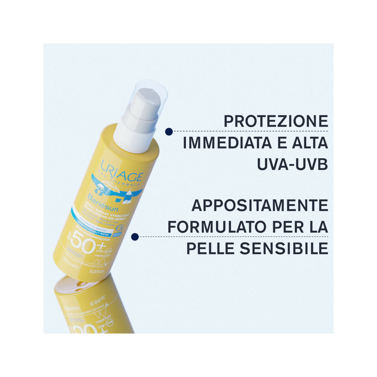 Uriage Bariesun Bambini SPF50+ spray solare 200ml-8