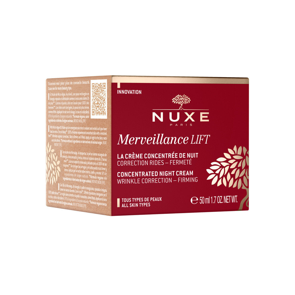 Nuxe Merveillance Lift Crema Antirughe Notte 50ml-5