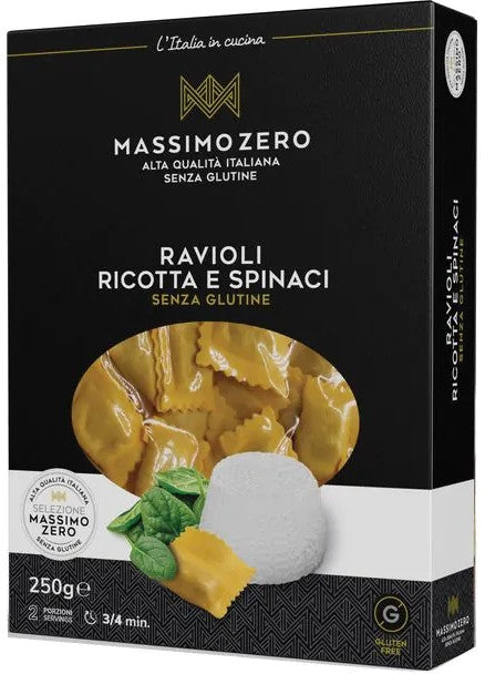 Massimo Zero Ravioli Ricotta e Spinaci Senza Glutine 250g-1