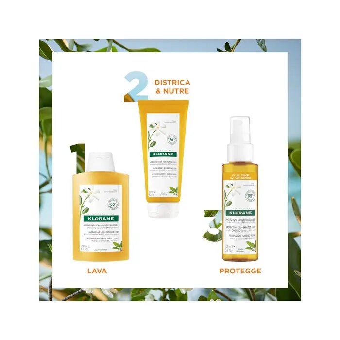 Klorane Balsamo Nutritivo Al Tamanu BIO e Monoï 200ml-4