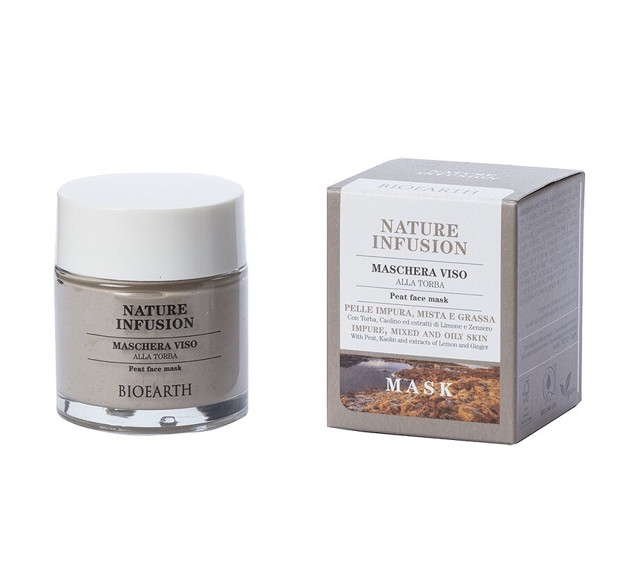 Bioearth Maschera Gel Viso Torba 100ml-2