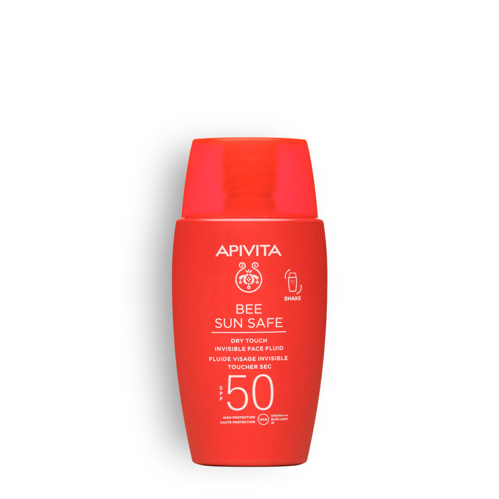 Apivita Bee Sun Safe Dry Touch Fluido Viso Invisibile SPF50 50ml-1