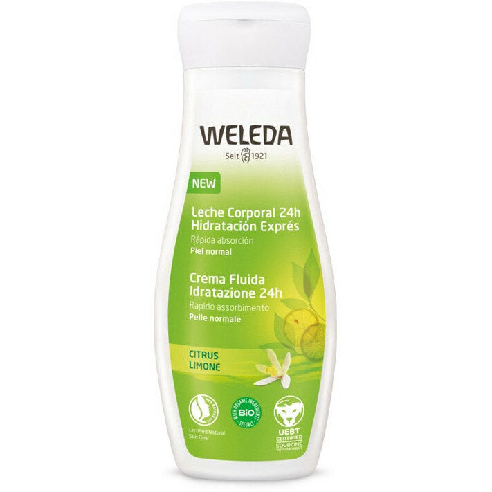 Weleda Limone Crema Fluida Idratazione 24h 200ml-2