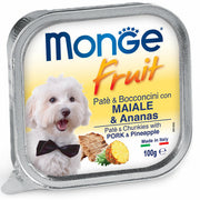 Monge Fruit Maiale E Ananas Cibo Umido Per Cani Adulti 100g-2