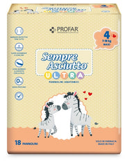 Pannolini Profar Sempre Asciutto Ultra Maxi 7/18 kg 18 Pezzi-0