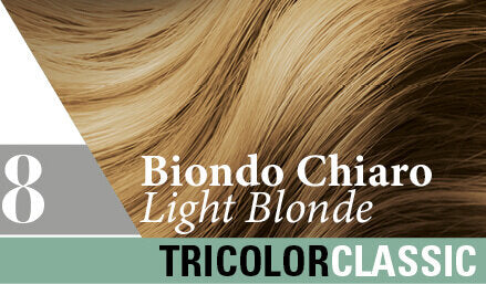 Specchiasol Tricolor Classic 8 Biondo Chiaro 2 Tubi 50ml 2 Shaker 50ml + 4 Bustine 8ml-2