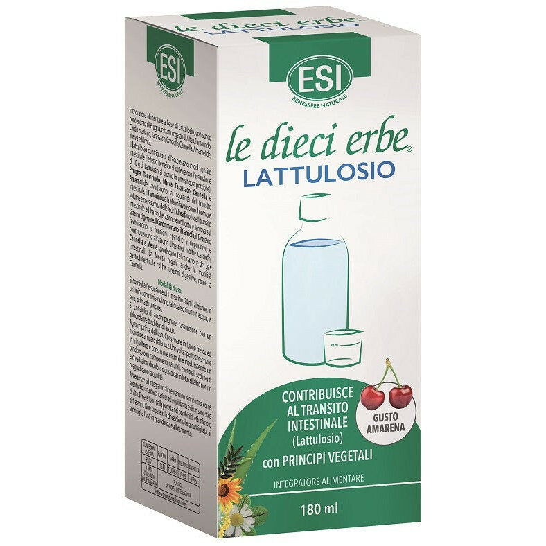 Esi Le Dieci Erbe Lattulosio per la regolarità del transito intestinale gusto amarena 180ml-2