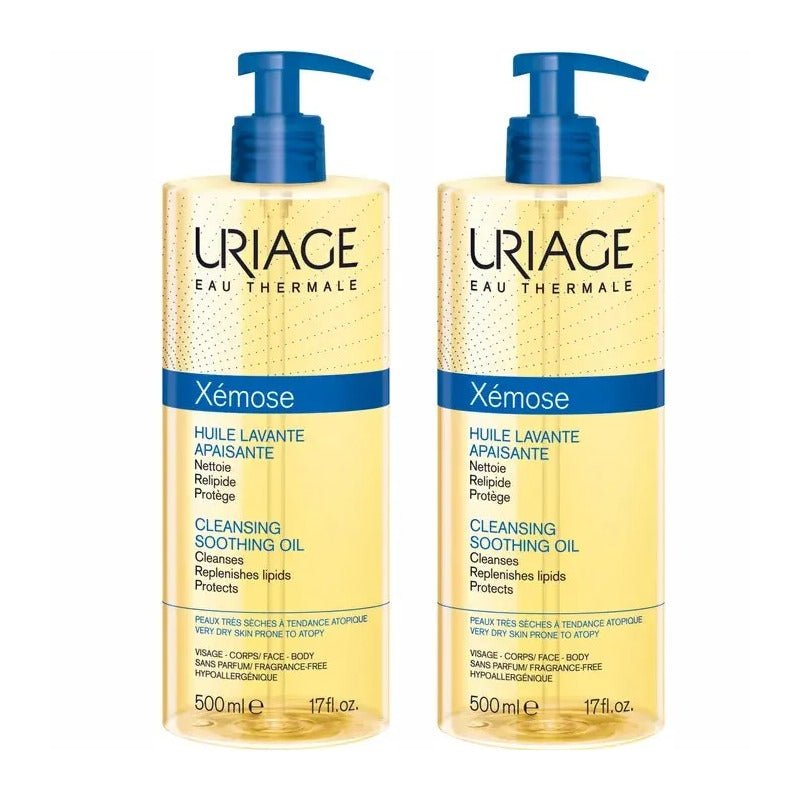 Uriage Xemose olio detergente 2x500ml-1