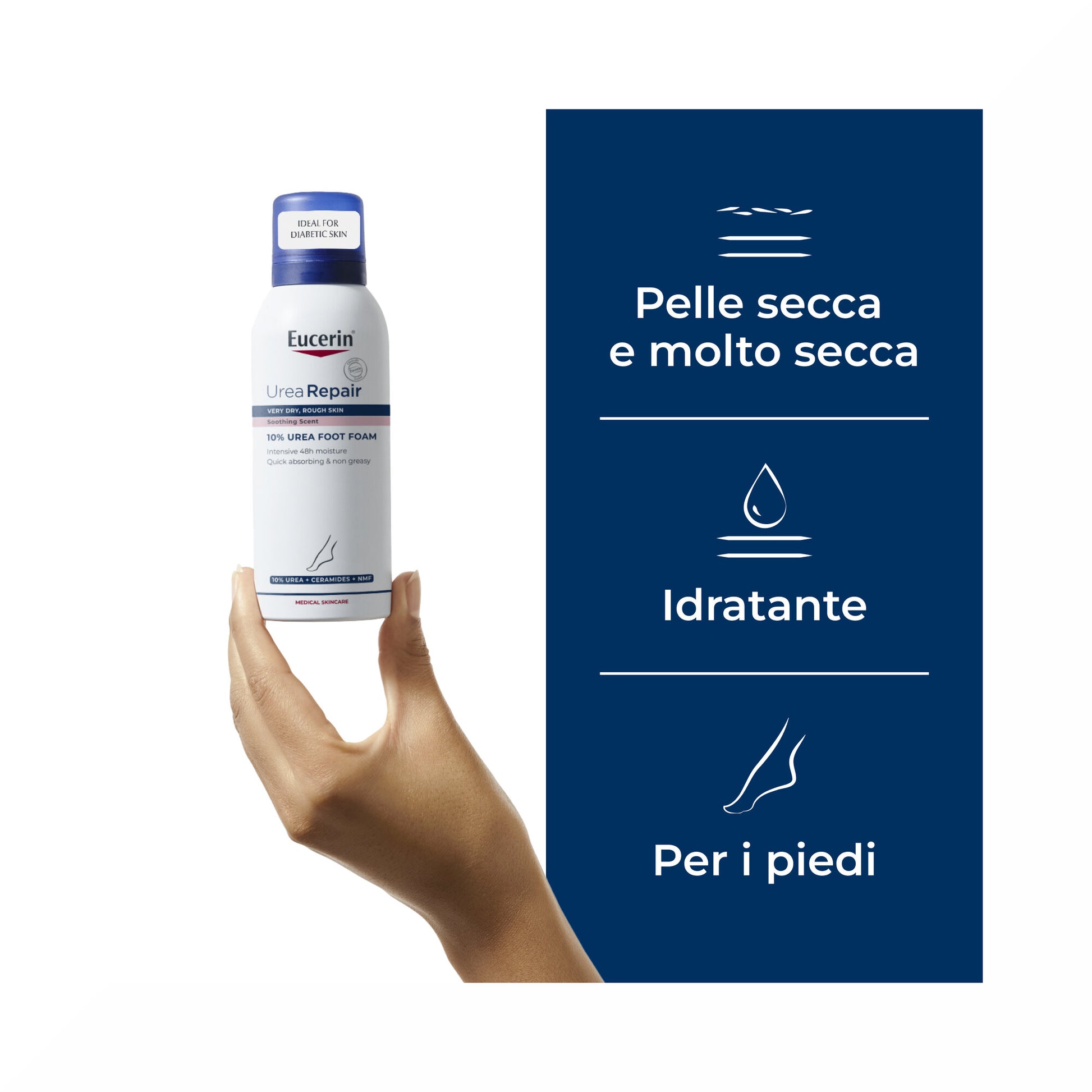 Eucerin Urearepair Plus Mousse Piedi 150ml-3