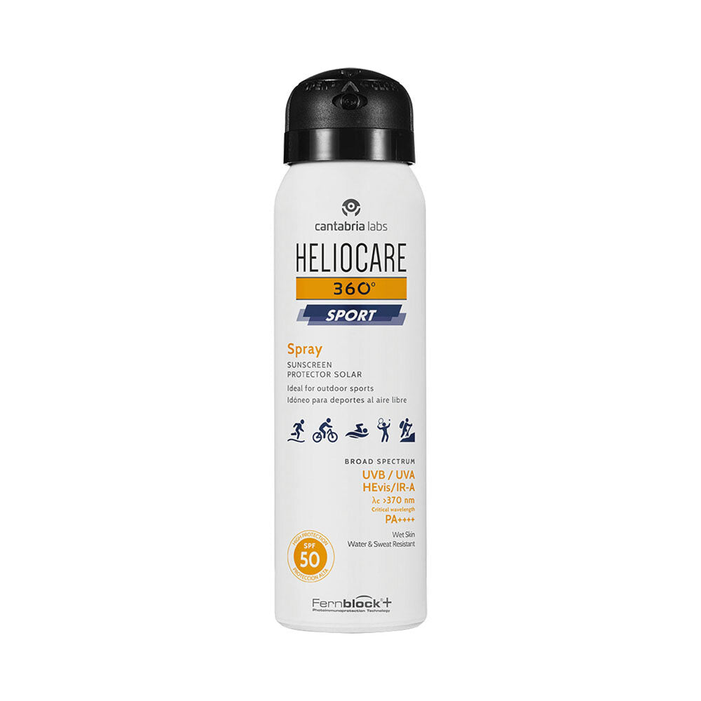 Heliocare 360° Sport Spray Protezione Solare SPF 50+ Corpo 100ml-3