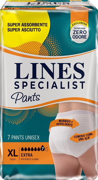 Pannolone Mutandina Lines Specialist Unisex Extra xl 7 Pezzi-0