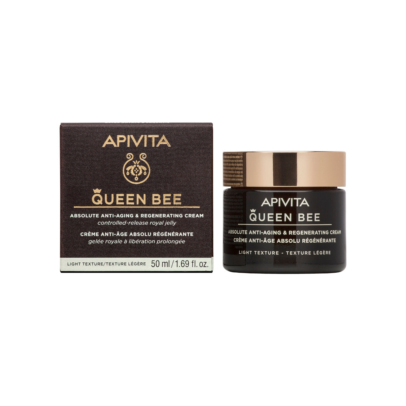 Apivita Queen Bee Light Crema Viso Anti-Età Assoluta&Rigenerante Texture Leggera 50ml-9