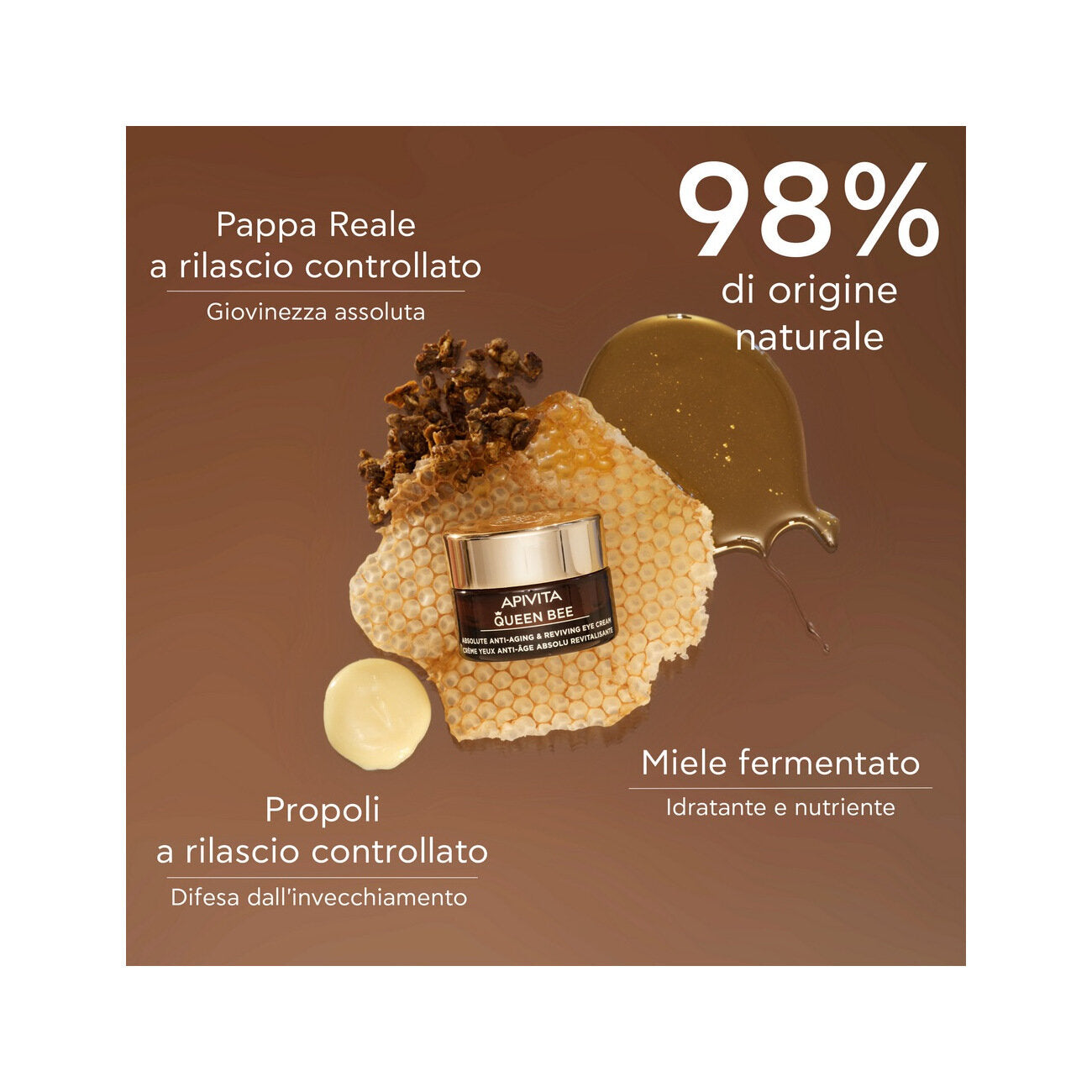 Apivita Queen Bee Eye Crema Occhi Anti-Età Assoluta&Rivitalizzante 15ml-3
