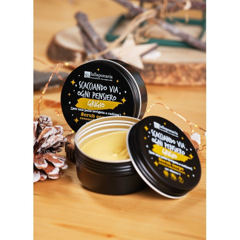 La Saponaria Scrub Corpo Zenzero Albicocca 75ml-3