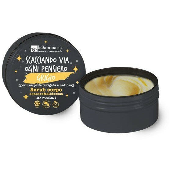 La Saponaria Scrub Corpo Zenzero Albicocca 75ml-2