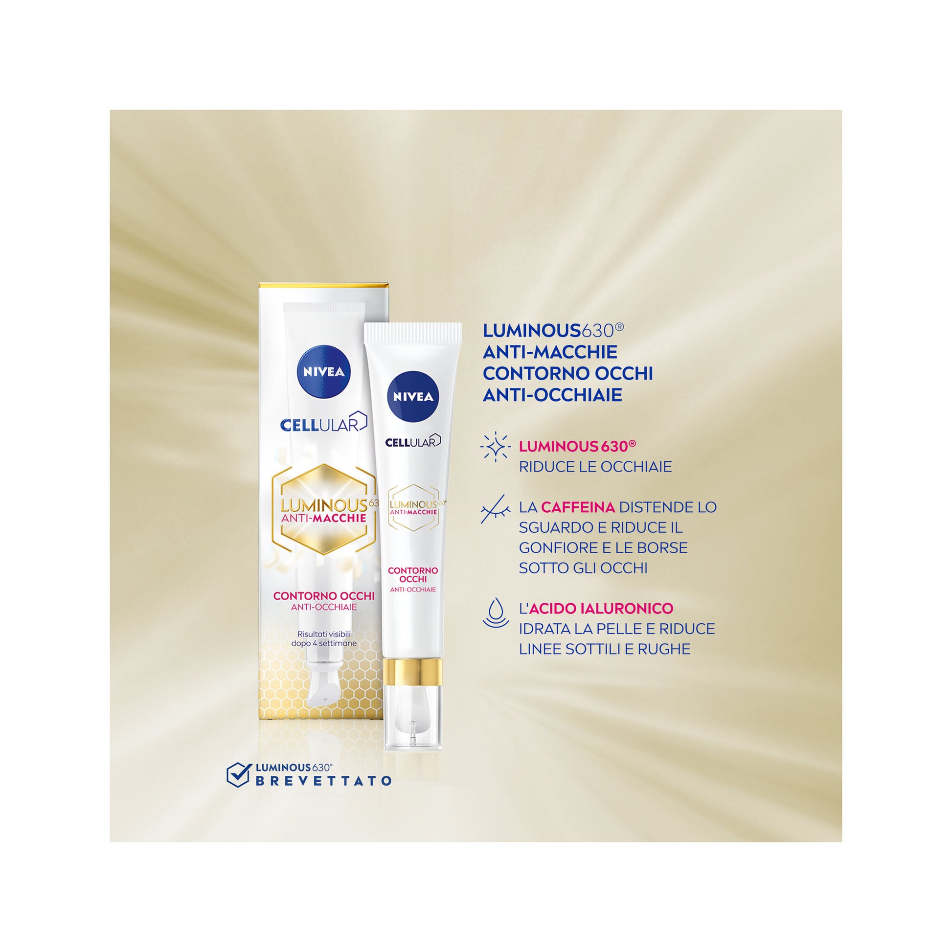 Nivea Cellular Luminous630 Anti-macchie Contorno Occhi 15 ml Contorno Occhi Antirughe E Occhiaie-9