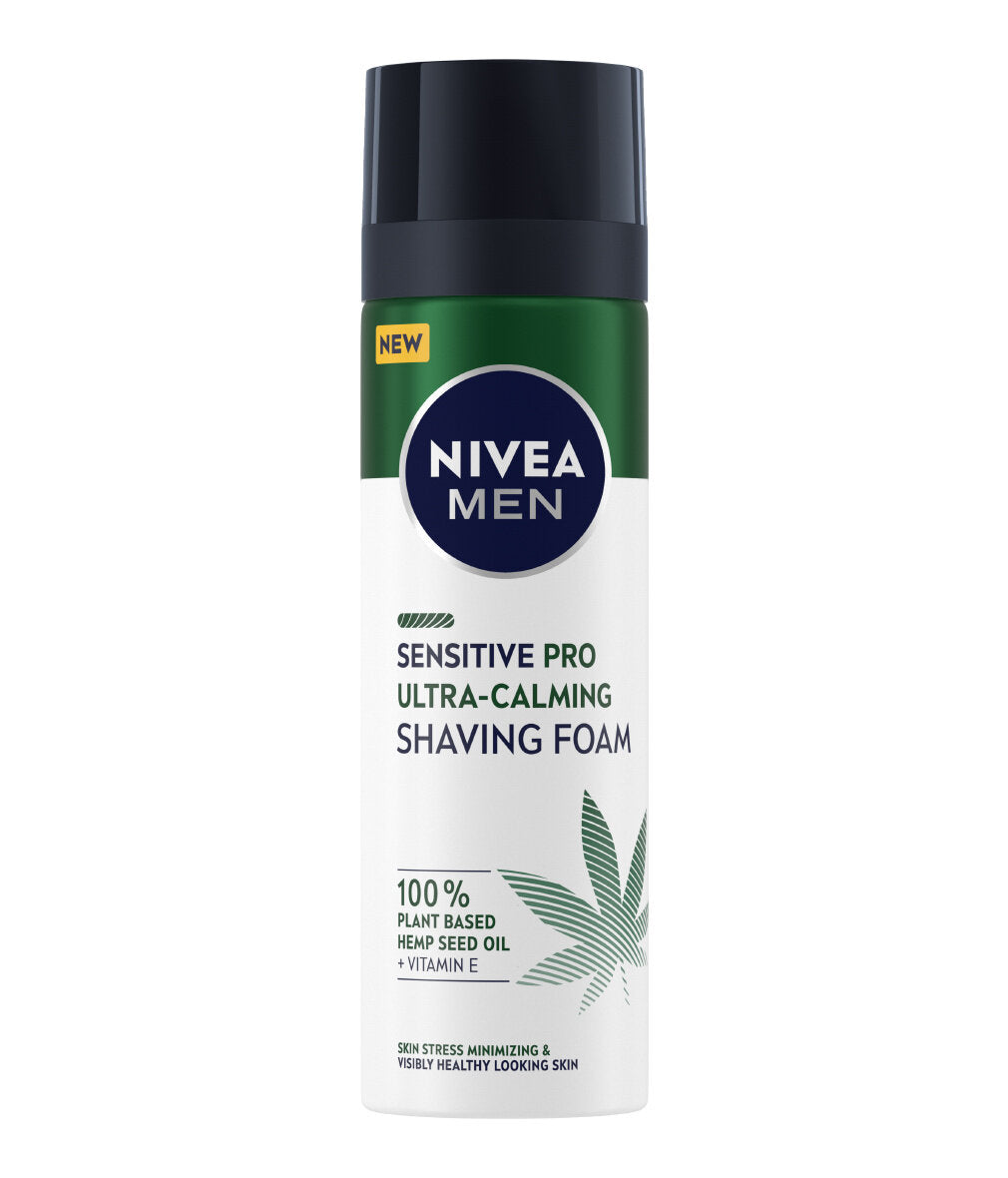 Nivea Men Sensitive Pro Ultra-calming Schiuma Da Barba 200ml Schiuma Rasatura Di Pelli Sensibili-2