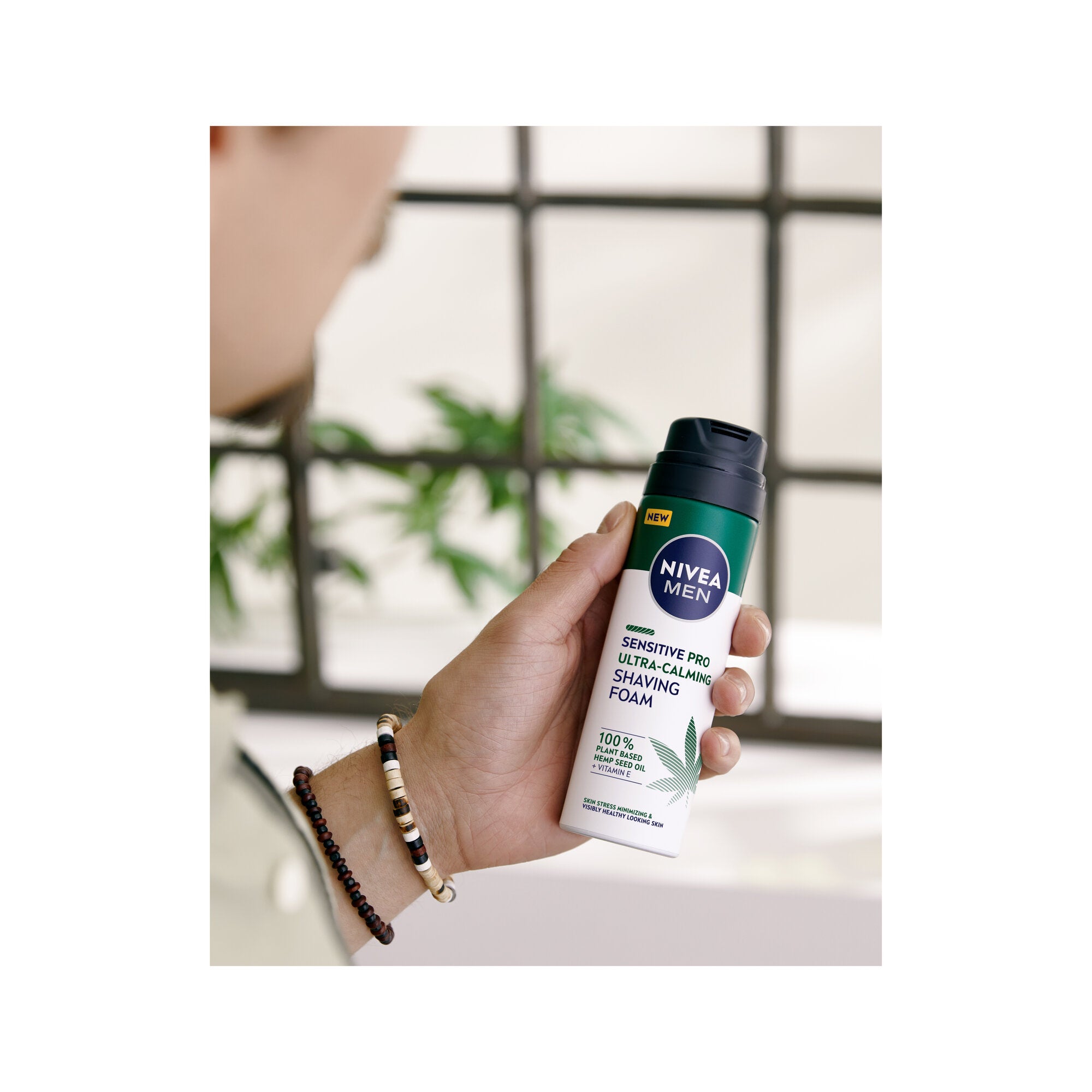 Nivea Men Sensitive Pro Ultra-calming Schiuma Da Barba 200ml Schiuma Rasatura Di Pelli Sensibili-3