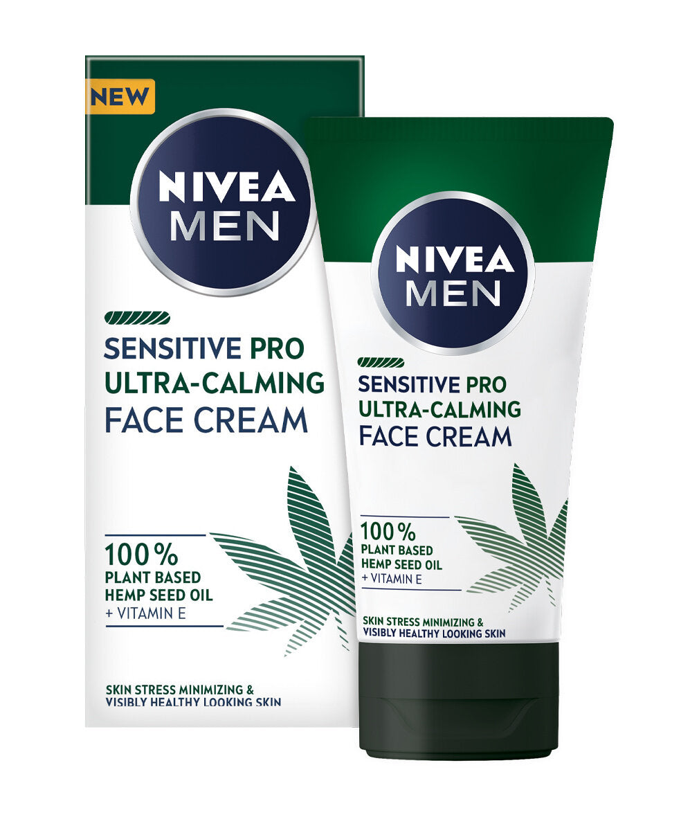 Nivea Men Sensitive Pro Ultra-calming Crema Idratante 75ml Crema Viso Uomo Per Pelli Sensibili-2