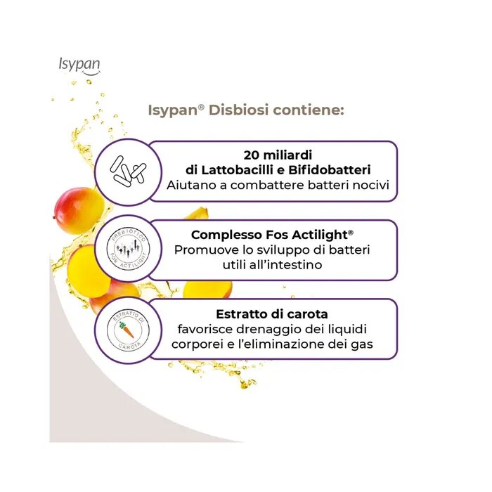 Isypan Disbiosi per il benessere intestinale 12 bustine orosolubili-8