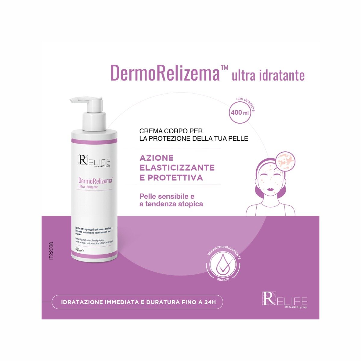 Relife DermoRelizema ultra idratante 400ml-4