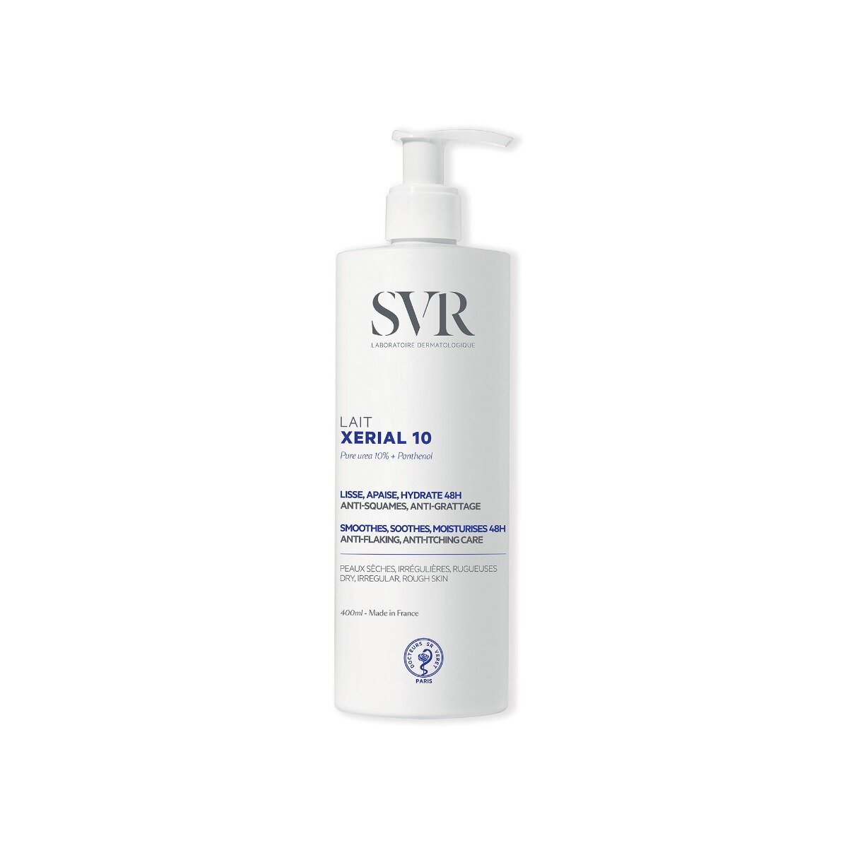 SVR Xerial 10 latte idratante corpo ad azione lenitiva pelli secche e sensibili 400ml-2