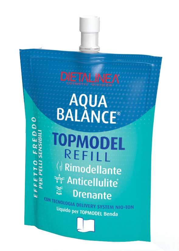 Dietalinea Aqua Balance TopModel Refill Bende TopModel System effetto freddo 200ml-2