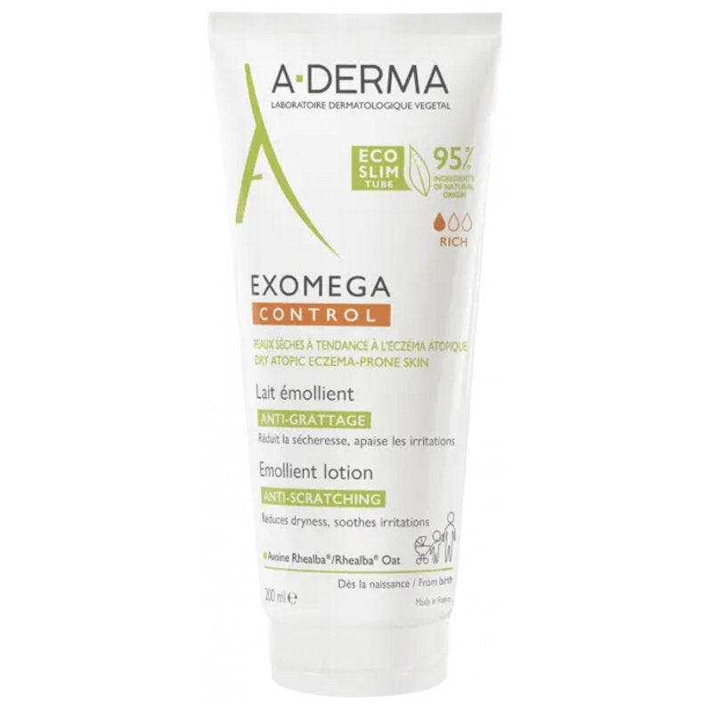 A-Derma Exomega Control latte emolliente anti-grattage 200ml-2
