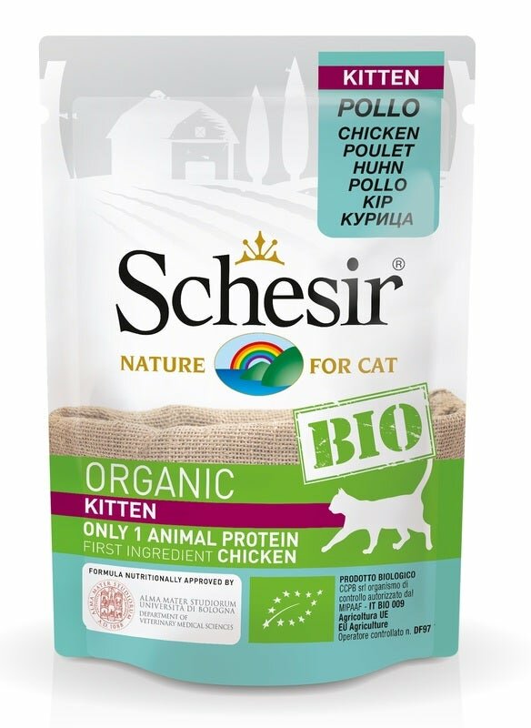 SCHESIR BIO CAT KITT POLLO 85G-1