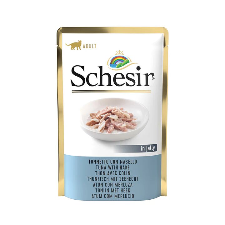 Schesir In Jelly Gatto Tonnetto Con Nasello In Gelatina 85g In Busta-2