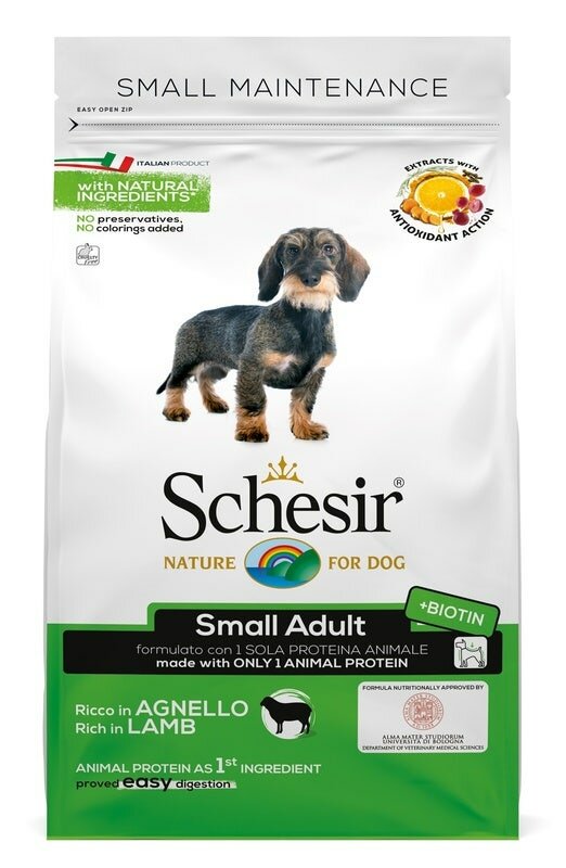 Schesir Maintenance Crocchette Con Agnello Per Cani Adulti Taglia Piccola Sacco 800g-2