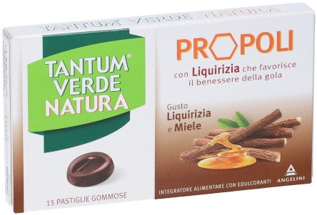 Tantum Verde Natura Liquirizia E Miele 15 Pastiglie Gommose-2