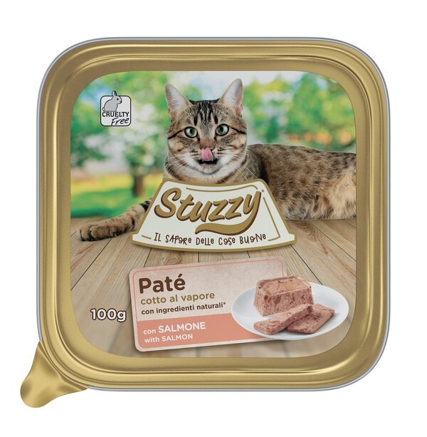 Stuzzy Patè Di Salmone Per Gatti 100g-1