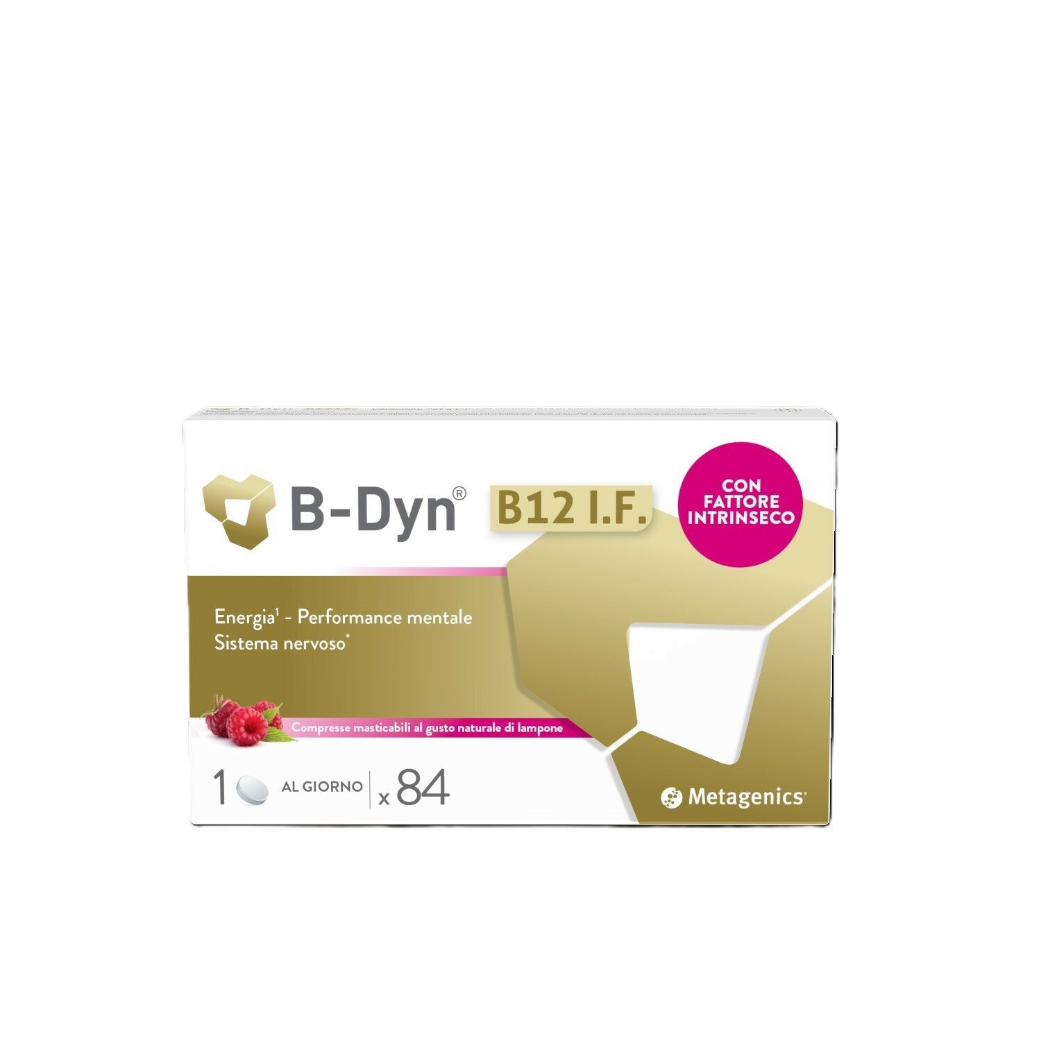 Metagenics B-Dyn B12 I.F. integratore alimentare 84 compresse masticabili-1