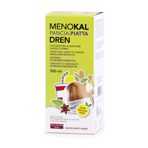 MenoKal Pancia Piatta Fibra Dren 500ml-2