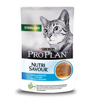 Purina Pro Plan Nutri Savour Sterilised Gatto Pezzetti Merluzzo In Mousse Bustina 85g-2