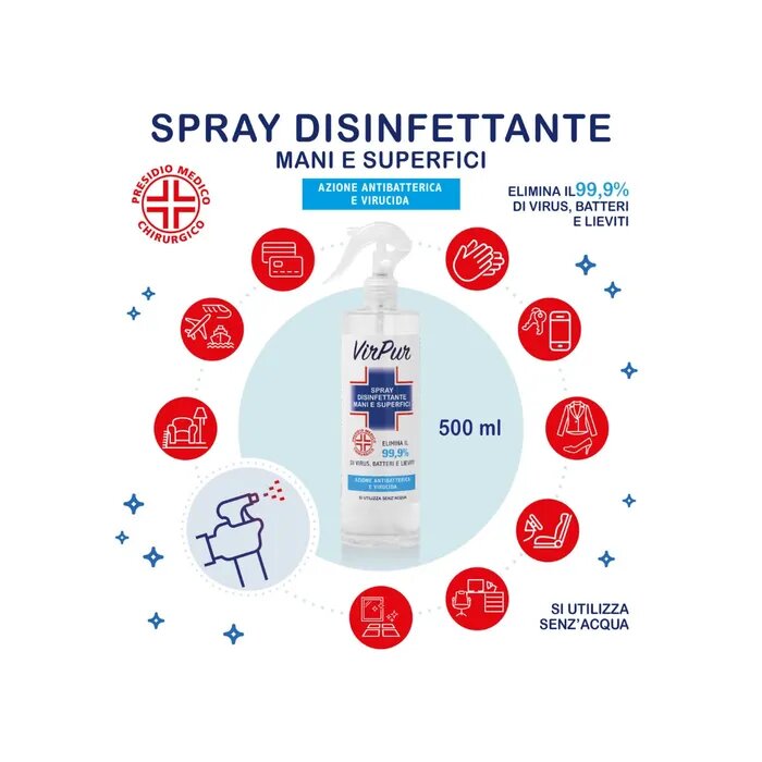 Virpur Hand and Surface Disinfectant Spray 500ml-3
