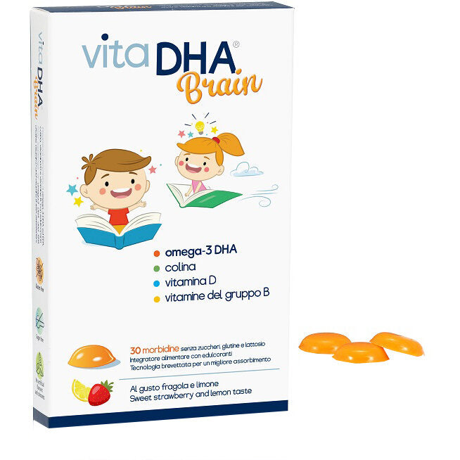 VitaDHA Brain integratore per bambini 30 morbidine-2