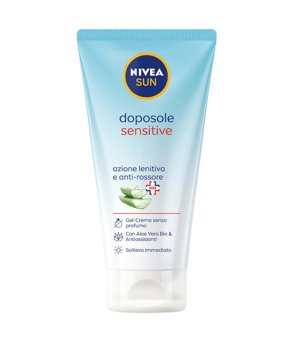 Nivea Sun Gel Crema Doposole Sensitive 175ml Dopo Sole Per Pelli Sensibili Rinfrescante E Lenitivo-3
